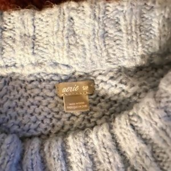 🎁 Bundle Deal! 3 Sweaters for $4Aerie🦙 Alpaca & Wool Big Sky Oversized Sweater - Picture 6 of 7